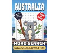 Australian Word Search Puzzle Book: Word Searches with Easy-to-Read Print, Australia Landmarks, Wildlife, Cities, Slang and More | 6x9 Inches, 112 ... Gift for Travelers, Holidays and Relaxation