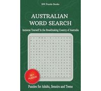 Australian Word Search: Word Searches with Easy to Read Print about Australia, Australian Landmarks and More | 6x9 inches, 110 pages | 50+ Puzzles ... Gift for Vacations, Holidays and Free Times