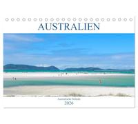 Australien - Australische Strände (Tischkalender 2026 DIN A5 quer), CALVENDO Monatskalender: Der Kalender nimmt Sie mit auf eine Reise kreuz und quer ... schönsten und eindrucksvollsten Stränden.
