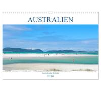 Australien - Australische Strände (Wandkalender 2026 DIN A3 quer), CALVENDO Monatskalender: Der Kalender nimmt Sie mit auf eine Reise kreuz und quer ... schönsten und eindrucksvollsten Stränden.
