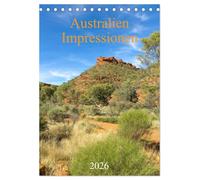 Australien - Impressionen (Tischkalender 2026 DIN A5 hoch), CALVENDO Monatskalender: Der Kalender nimmt Sie mit auf eine Reise kreuz und quer durch ... und eindrucksvollen australischen Kontinent.