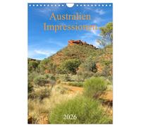 Australien - Impressionen (Wandkalender 2026 DIN A4 hoch), CALVENDO Monatskalender: Der Kalender nimmt Sie mit auf eine Reise kreuz und quer durch den ... und eindrucksvollen australischen Kontinent.
