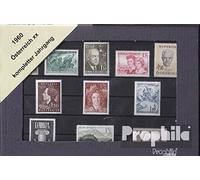 Austria 1960 Nuevo con Goma Original ** MNH Completo año en Limpio conservación (Sellos para los coleccionistas)