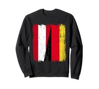 Austria Alemania Media Bandera Austriaco Alemán Orgullo de la Unidad Sudadera