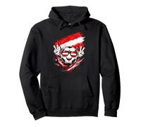 Austria Bandera Austriaco Dibujo Animado Niños Sudadera con Capucha