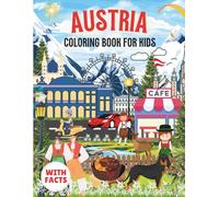 Austria Coloring Book for kids with facts