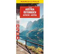 Falk Marco Polo – Mapa Austria 1:400.000 – Carreteras, rutas destacadas y ampliación digital