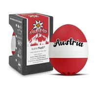 Austria PiepEi - Temporizador de huevos para cocinar - Huevos para 3 grados de dureza - Recuerdo de Austria - Alpes Danubio Edelweiss - Divertido huevo de cocina - Música Eggtimer - Brainstream