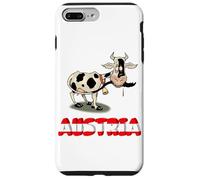 Austria Vacaciones Traje Tirol Viena con Montañas Austria Carcasa para iPhone 7 Plus/8 Plus