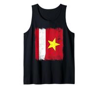 Austria Vietnam Media Bandera Austriaco Vietnamita Historia Camiseta sin Mangas