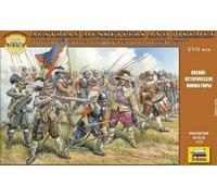 Austrian Musketeers 1:72 Figura Plástico Modelo Kit Zvezda