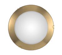 austrolux Aplique de pared Kolarz Moon Leaf, dorado, Ø 40 cm