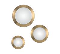 austrolux Aplique de pared Moon Leaf de Kolarz, dorado, Ø 50 cm