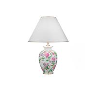 austrolux Kolarz Giardino Flora lámpara de mesa, altura 43 cm, blanco/color True