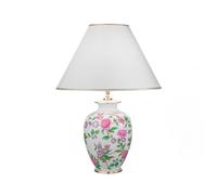 austrolux Kolarz Giardino Flora lámpara de mesa, altura 55 cm, blanco/color True
