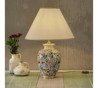 Austrolux lámpara de mesa Giardino Panse 40 cm cerámica dorada