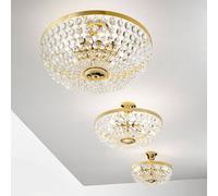 austrolux Lámpara de techo Valerie, oro, Ø 40 cm