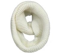 AUSUAYA Bufanda gruesa de punto infinito de invierno para mujeres/hombres, bufanda gruesa de punto cálido, calentador de cuello para clima frío GB-W-S-J1, blanco, Talla única