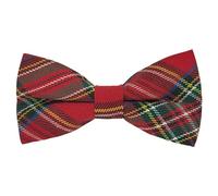 AUSUAYA Pajarita a cuadros para hombre, corbata de lazo formal ajustable para fiesta de cumpleaños o desfile de moda y ommencement MB-T2, A cuadros rojos., Talla única