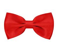AUSUAYA Pajarita de esmoquin formal de seda preatada para hombre, para adolescentes, para boda, fiesta de San Valentín, corbata grande GBMBT3, rosso, Taille unique
