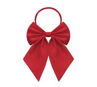 AUSUAYA Pajarita de uniforme de seda para mujer, lindo moño de anime para colegiales/cosplay/gótico/fiesta de San Valentín GB-B1, rosso, talla única