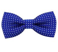 AUSUAYA Pajarita para bebé o niño y niños, diseño de lunares, para niños pequeños, fiesta de cumpleaños B-BT5, Royal Blue With White Dot, Talla única