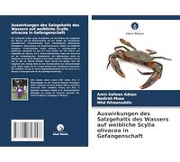 Auswirkungen des Salzgehalts des Wassers auf weibliche Scylla olivacea in Gefangenschaft