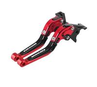 Ausziehbarer Bremskupplungshebel Manija de freno para motocicleta, ajustable, plegable y extensible, compatible con CB300R, CB1000R NeoSportCafe 2018-2023(CB300R Red)