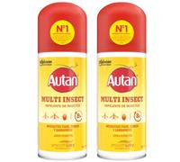 Autan Multi Insectos Spray Repelente contra Mosquitos hasta 8 horas 2x100ml