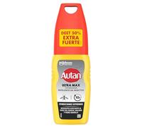 Autan Ultra Max Vaporizador Repelente Extra Fuerte de Insectos, Protección Máxima Contra Mosquitos, Con 50% DEET, Hasta 10h de Protección, 1x100 ml