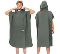 AUTDOOR® Poncho Surf - Fabricado a Partir de Botellas de plástico recicladas - Toalla de Piscina compacta, Ligera y de Secado rápido Ideal para natación y Deportes acuáticos