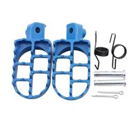 AUTEBGV Compatible con Yamaha para PW50 para PW80 para TW200 Reposapiés para Motocicleta Reposapiés Accesorios para Motocross Piezas De Repuesto Reposapies Moto(Blue)