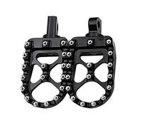 AUTEBGV para Fat-Boy Lo para FLSTFB 2010-2016 para Fat-Boy S para FLSTFBS 2016-2017 Reposapiés Anchos para Motocicleta Reposapiés Gruesos Pedales con Palanca De Cambios Piezas Reposapies Moto(Black)