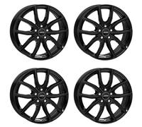 Autec VIDRON 7.5x19 ET50 5x112 Llantas Negro Compatible con VW Golf VIII Golf VI ID.3 Golf VII Jetta Golf V Touran