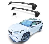 Autekcomma Barras transversales de Repuesto Resistentes para Toyota Highlander 2020-2024 (no Compatible con Modelos LE y Grand Highlander), Bloqueo de Mecanismo antirrobo con Barras transversales de