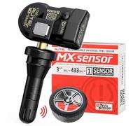 Autel 2 en 1 MX-Sensor Dual Frecuencia Sensor TPMS Nivel OE para 99% Coches 100% Sensor de Neumáticos Programable, Funciona con TS408S TS501Pro TS508WF TS601 TPMS Herramienta(Válvula de Goma, 1PCS)