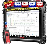 Autel 2026 MaxiSYS MS906 Pro 2.0 Diagnosis, Escáner OBD2 MS906PRO Actualización de MP900BT MS906BT MS908, Codificación ECU, 3000+ Pruebas, 36+ Servicios, Can FD DoIP, Guía VAG, AutoScan 2.0, OS10