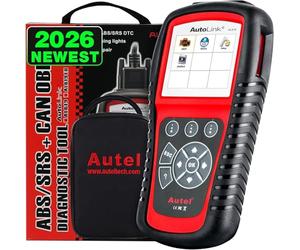 Autel AutoLink AL619 2026 Escáner OBD2 Más Nuevo, ABS, Herramienta de Escaneo de Airbag SRS, Apagar Luces de Advertencia, Prueba Lista, Versión Avanzada. de MaxiScan MS309/ AL519/ ML519/ ML619