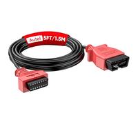 Autel Cable Extensión OBD2 4.9 Pies/ 1.5M, Macho a Hembra 16 Pines | Cable Extensión Diagnóstico OBDII, Adaptador Cable OBD2 para Herramienta Escaneo OBD II Compatible con Todos Vehículos OBD 2