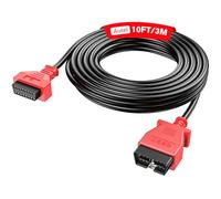Autel Cable Extensión OBD2 9.8 Pies/ 3M, Macho a Hembra 16 Pines | Cable Extensión Diagnóstico OBDII, Adaptador Cable OBD2 para Herramienta Escaneo OBD II Compatible con Todos Vehículos OBD 2