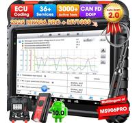 Autel Diagnosis MaxiCOM MK906 Pro con MV108S, 2025 Nuevo Modelo MS906 Pro MS906BT MP900BT, Codificación ECU como Elite II MK908P, Escáner Bidireccional, Diagnóstico Completo Sistema, Escaneo Auto 2.0