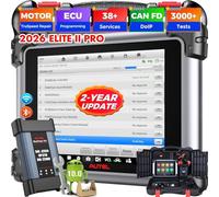 Autel Diagnosis MaxiSYS Elite II Pro, 2026 Actualizada de MK908P II/MS908SP Bidireccional Escáner para Coche Multimarca, Programación & Codificación J2534, 38+ Servicios, Actualización 2 Años