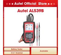 Autel-escáner automotriz Autolink AL539B OBD2, probador de batería de 12V, avómetro de CC y CA, lector de código 3 en 1, actualización gratuita PK al539 Autel Official Store