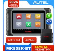 Autel MaxiCOM MK808K-BT Escáner OBD2 Bluetooth Herramientas de diagnóstico completamente bidireccionales iguales que el escáner automotriz MK808BT Pro