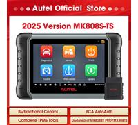 Autel-herramienta de diagnóstico automotriz MaxiCOM MK808S-TS, escáner automotriz OBD2 con Bluetooth, Tpms, prueba activa mejorada de MK808TS AUTEL Official Store