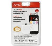 Autel MaxiAP AP200 Dispositivo Bluetooth OBD2 Funciones Reset Aceite EPB (Frenos) BMS (Batería) SAS (Dirección) TPMS (Presión) DPF (Filtro) IMMO (Antirrobo) para Tablet o Smartphone iOS y Android
