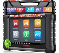 Autel MaxiCheck MX808S, 2026 Complet Bidireccional como MK900BT MK808BT PRO, 4G+64G 2.4G & 5G WiFi, 28+ Servicios, OS11, 10X Más Rápido, Todo SIS, Nueva Ver de MaxiCOM MK808, Funciona como MK900 MX900