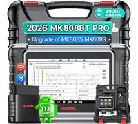 Autel MaxiCOM MK808BT PRO 2026 Herramienta de Diagnóstico Bidireccional | 2026 Igual Que MK900BT, Diagnosis Coche Multimarca, Actualizado MK900 MX900 MK808S, 3000+ Prueba Activa, 28+ Servicio, OS11