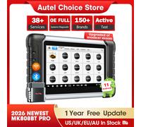 Autel MaxiCOM MK808BT PRO herramientas de diagnóstico automotriz Bluetooth OBD2 escáner lector de código herramienta de diagnóstico PK MK808KBT MK808S MK808BT PRO