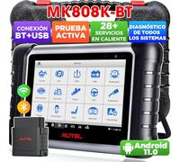 Autel MaxiCOM MK808K-BT Escáner: 2024 Actualiza de MX808S MK808S, Función como MK808BT Pro MK900BT Herramienta Escaneo Bidireccional, Dual WiFi, Prueba Activa, 28+ Servicio, Diagnóstico Todos Sistemas